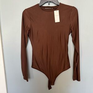 NWT Abercrombie & Fitch Brown Bodysuit - Small